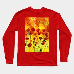 Field of Poppies Long Sleeve T-Shirt